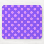 Tapis De Souris Pois Lilac sur periwinkle<br><div class="desc">Pois Lilac sur periwinkle</div>