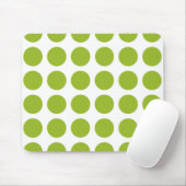 Tapis De Souris Pois Mousepad de vert de chaux (Avec souris)