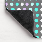 Tapis De Souris Pois - Mousepad gris (Coin)