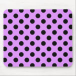 Tapis De Souris Pois noirs sur lilas<br><div class="desc">Pois noirs sur lilas</div>