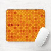 Tapis De Souris Pois orange et jaune moderne (Avec souris)