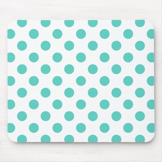 Tapis De Souris Pois turquoise (Devant)