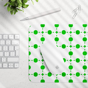 Tapis De Souris Pois verts, Motif à points Polka, points, pointill