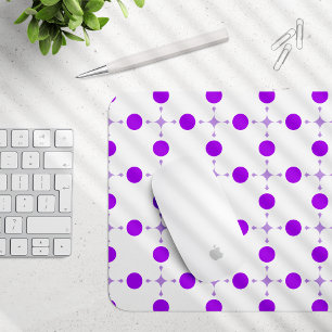 Tapis De Souris Pois violets, Motif à points Polka, points, pointi