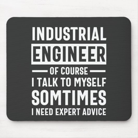 Tapis De Souris Poison de Funny Industrial Engineer (Devant)