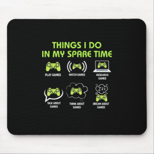 Tapis De Souris Poison gamer Things Gamer Do In My Spare Time