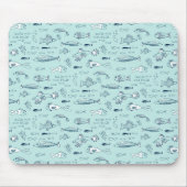 Tapis De Souris Poisson bleu (Devant)
