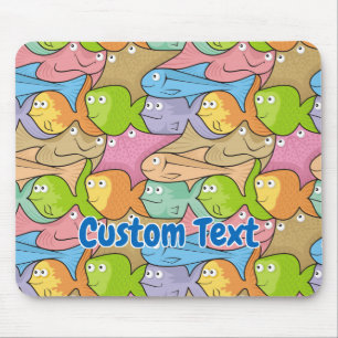 Tapis De Souris Poisson caricature pavé souris