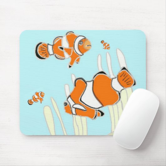 Tapis De Souris Poisson clown (Avec souris)