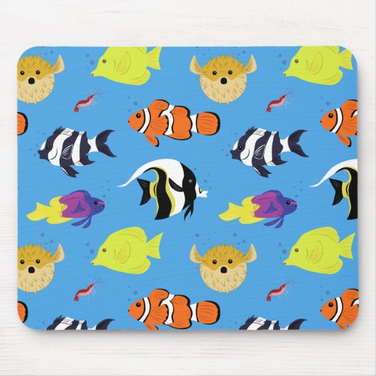 Tapis De Souris Poisson clown et amis (Devant)