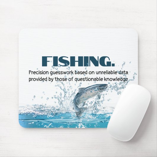 Tapis De Souris Poisson dans l'eau avec devis (Avec souris)