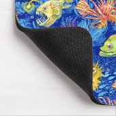 Tapis De Souris Poisson d'aquarelle amusant (Coin)