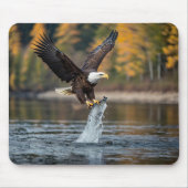 Tapis De Souris Poisson de capture d'aigle (Devant)