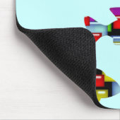 Tapis De Souris poisson de mosaïque (Coin)