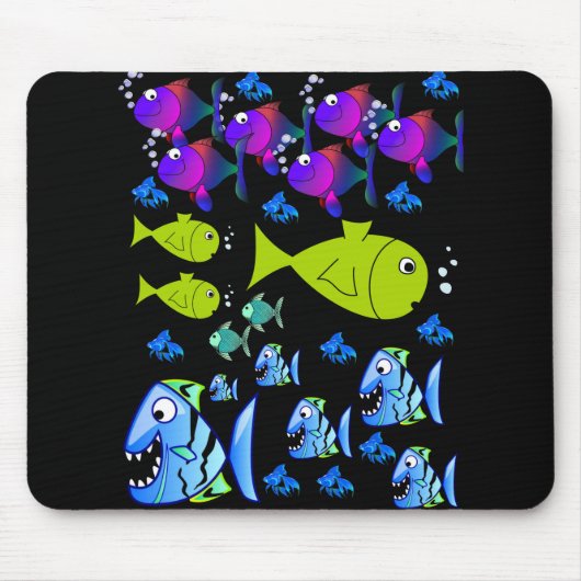 Tapis De Souris Poisson de Mousepad (Devant)