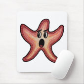 Tapis De Souris Poisson étoilé choqué (Avec souris)