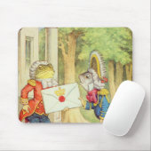 Tapis De Souris Poisson-Fantassin fournissant une invitation à a (Avec souris)