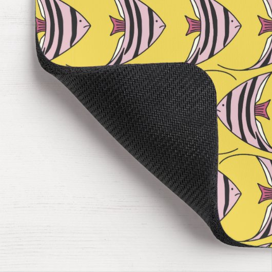 Tapis De Souris Poisson jaune vif (Coin)