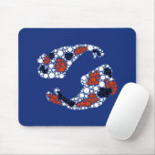 Tapis De Souris Poisson Koï à Points (Avec souris)