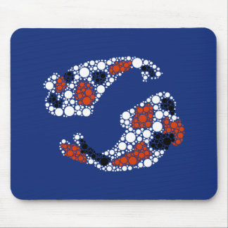 Tapis De Souris Poisson Koi En Points