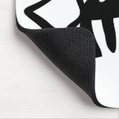 Tapis De Souris poisson noir (Coin)