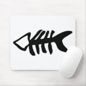 Tapis De Souris poisson noir (Avec souris)