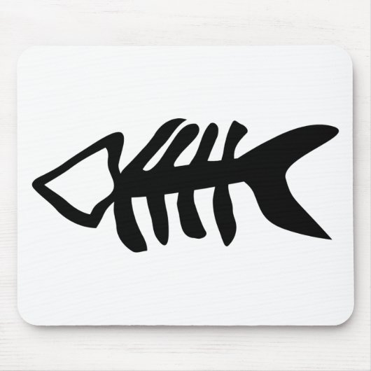 Tapis De Souris poisson noir (Devant)