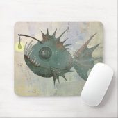 Tapis De Souris Poisson-pêcheur (Avec souris)