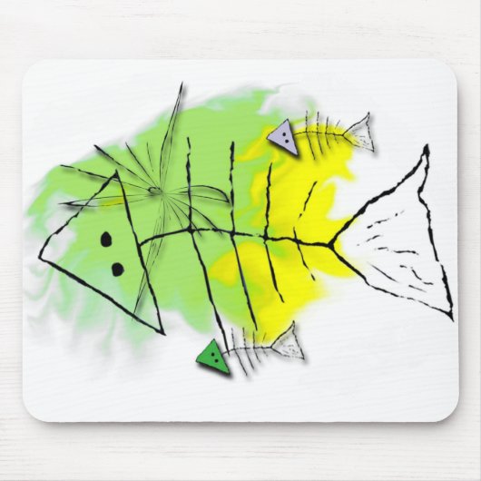 Tapis De Souris Poisson primitif Mousepad (Devant)