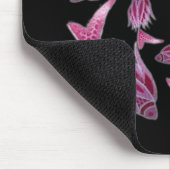 Tapis De Souris Poisson rose Cerclant Mousepad (Coin)