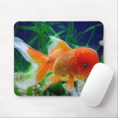 Tapis De Souris Poisson rouge d'Oranda (Avec souris)