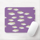 Tapis De Souris Poisson sur violet (Avec souris)