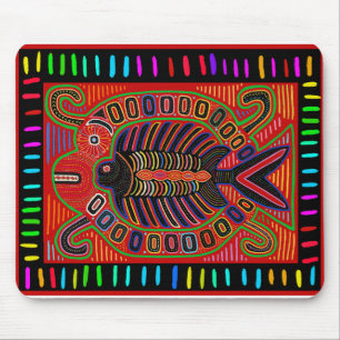 Tapis De Souris Poisson volant Mola d'Indien Cuna