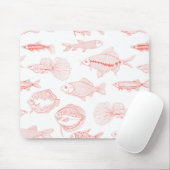 Tapis De Souris Poissons (Avec souris)