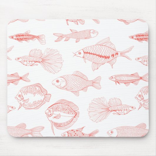 Tapis De Souris Poissons (Devant)