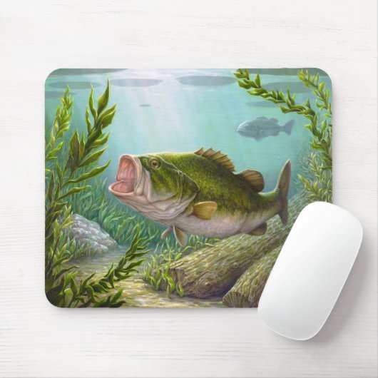 Tapis De Souris Poissons bas (Avec souris)