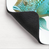Tapis De Souris Poissons de Cichlid de Jack Dempsey (Coin)