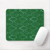Tapis De Souris Poissons de Darwin (Avec souris)