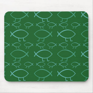 Tapis De Souris Poissons de Darwin