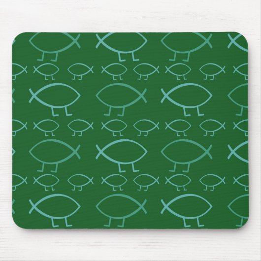 Tapis De Souris Poissons de Darwin (Devant)