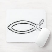 Tapis De Souris Poissons de Jésus (Avec souris)