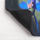 Tapis De Souris poissons de Lumineux-bleu-ange, mousepad (Coin)