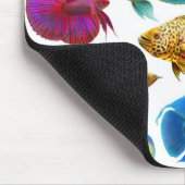 Tapis De Souris Poissons d'eau douce Mousepad d'aquarium (Coin)