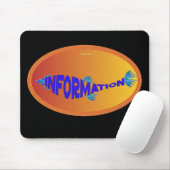Tapis De Souris Poissons d'information (Avec souris)