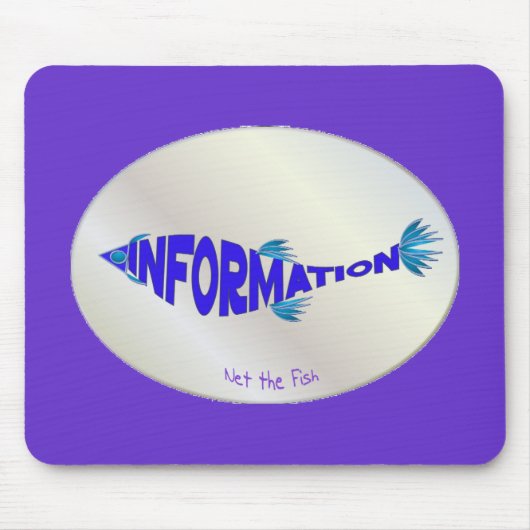 Tapis De Souris Poissons d'information (Devant)