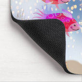 Tapis De Souris Poissons et Plantes mous de mer (Coin)