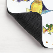 Tapis De Souris Poissons mignons Mousepads de bande dessinée (Coin)