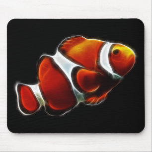 Tapis De Souris Poissons oranges tropicaux de clown de Clownfish