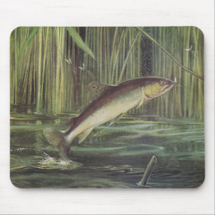 Tapis De Souris Poissons - truite Brown - trutta de Salmo