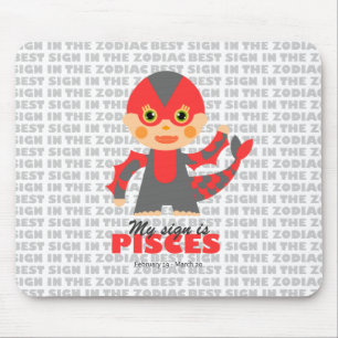 Tapis De Souris Poissons Zodiac pour enfants
